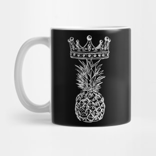 Pineapple King Illustration Mug